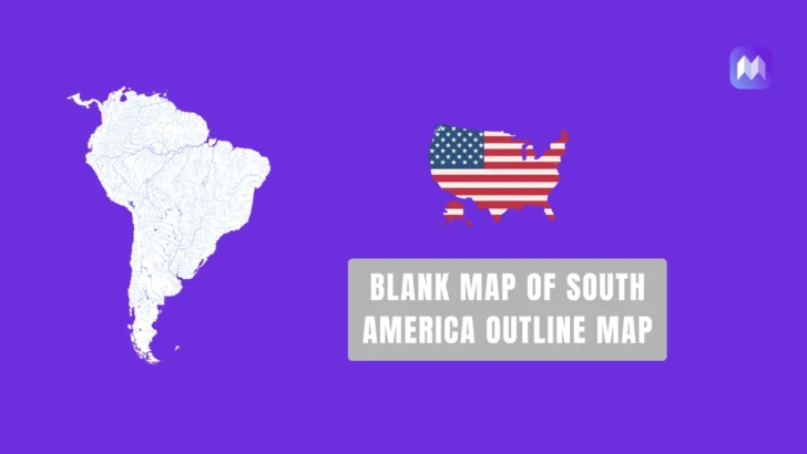 Blank Map of South America Outline Map