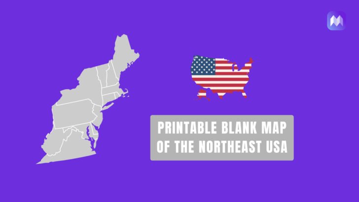 Printable Blank Map Of The Northeast Usa